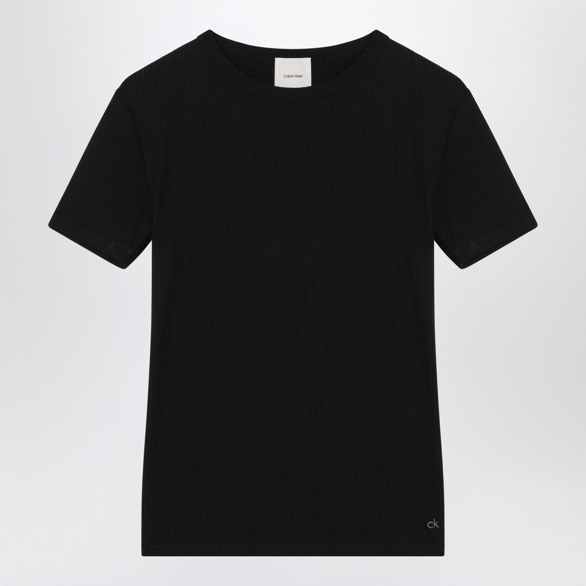 Calvin Klein Calvin Klein Black ribbed T-shirt