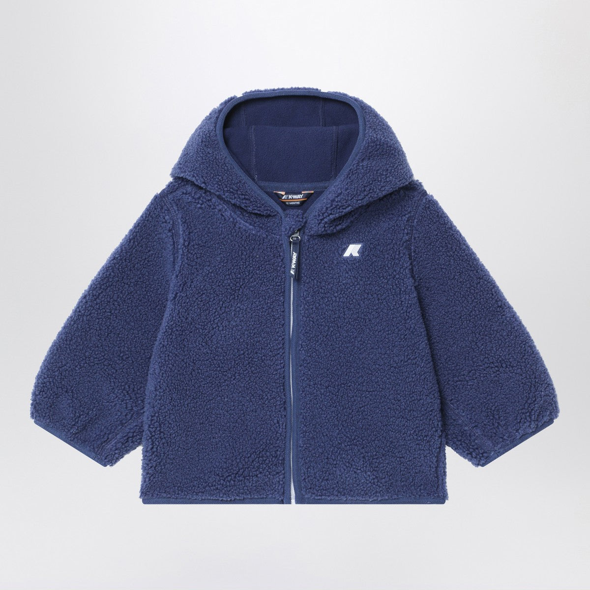 K-Way K-Way Cobalt blue fleece hoodie