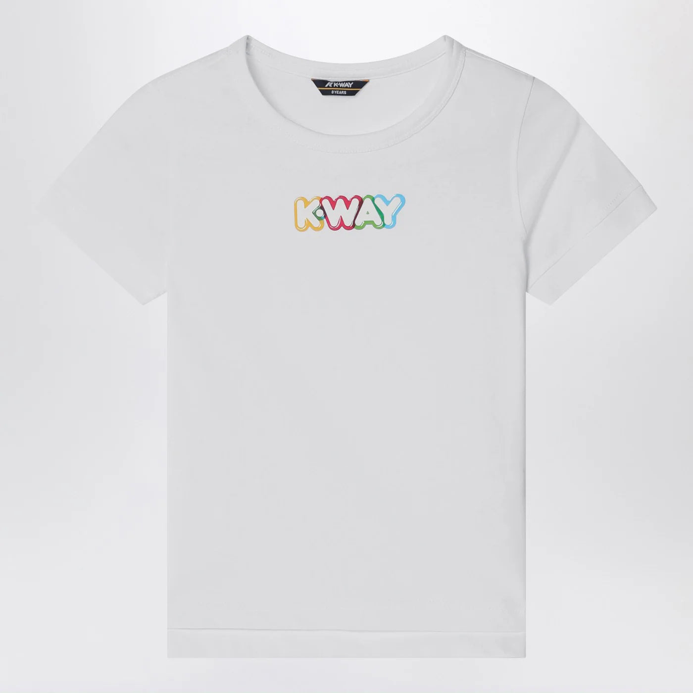 K-Way White Emel t-shirt with logo