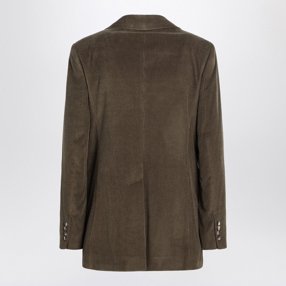 Max Mara Max Mara Khaki ribbed jacket