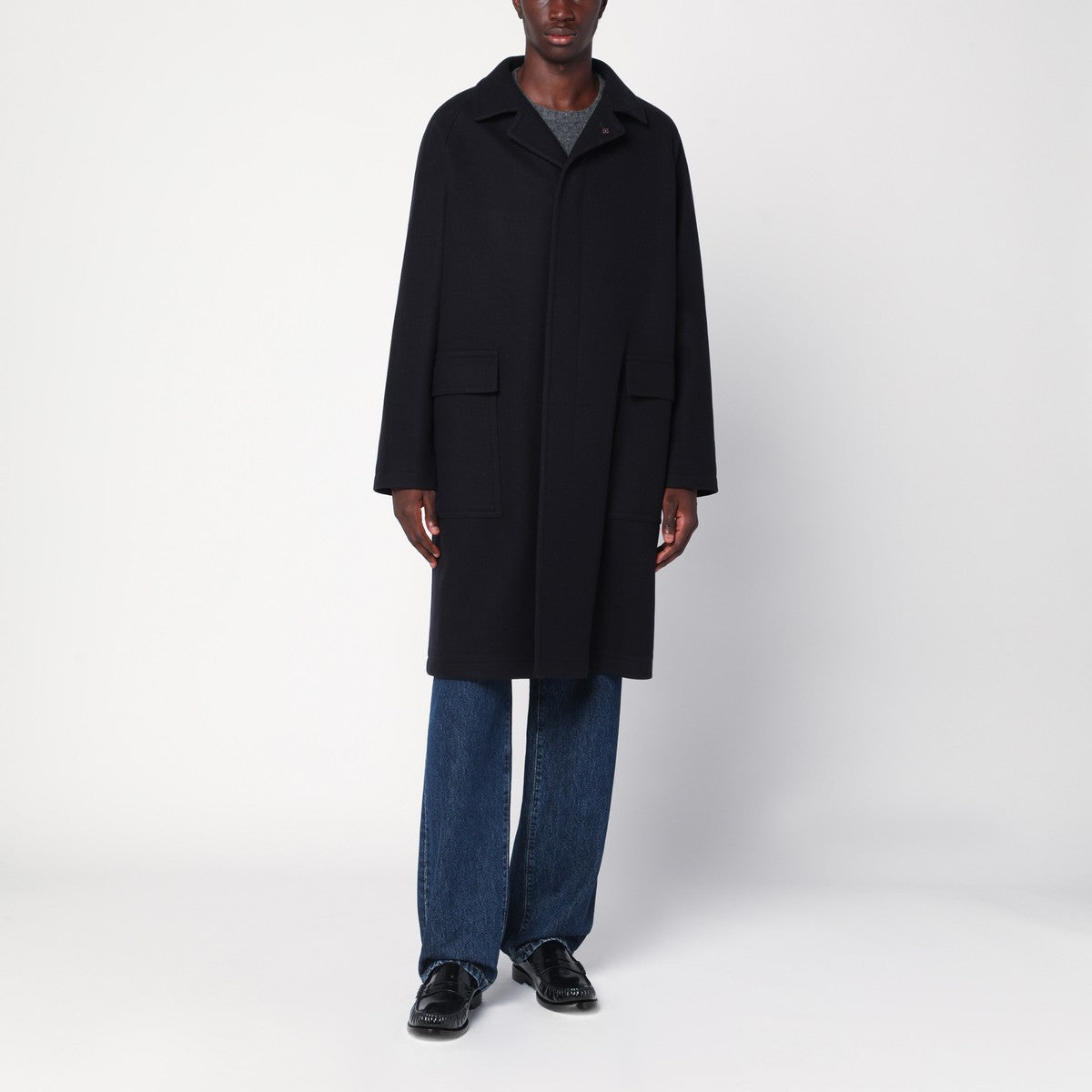 Tagliatore Tagliatore Loyds coat in black Tailor