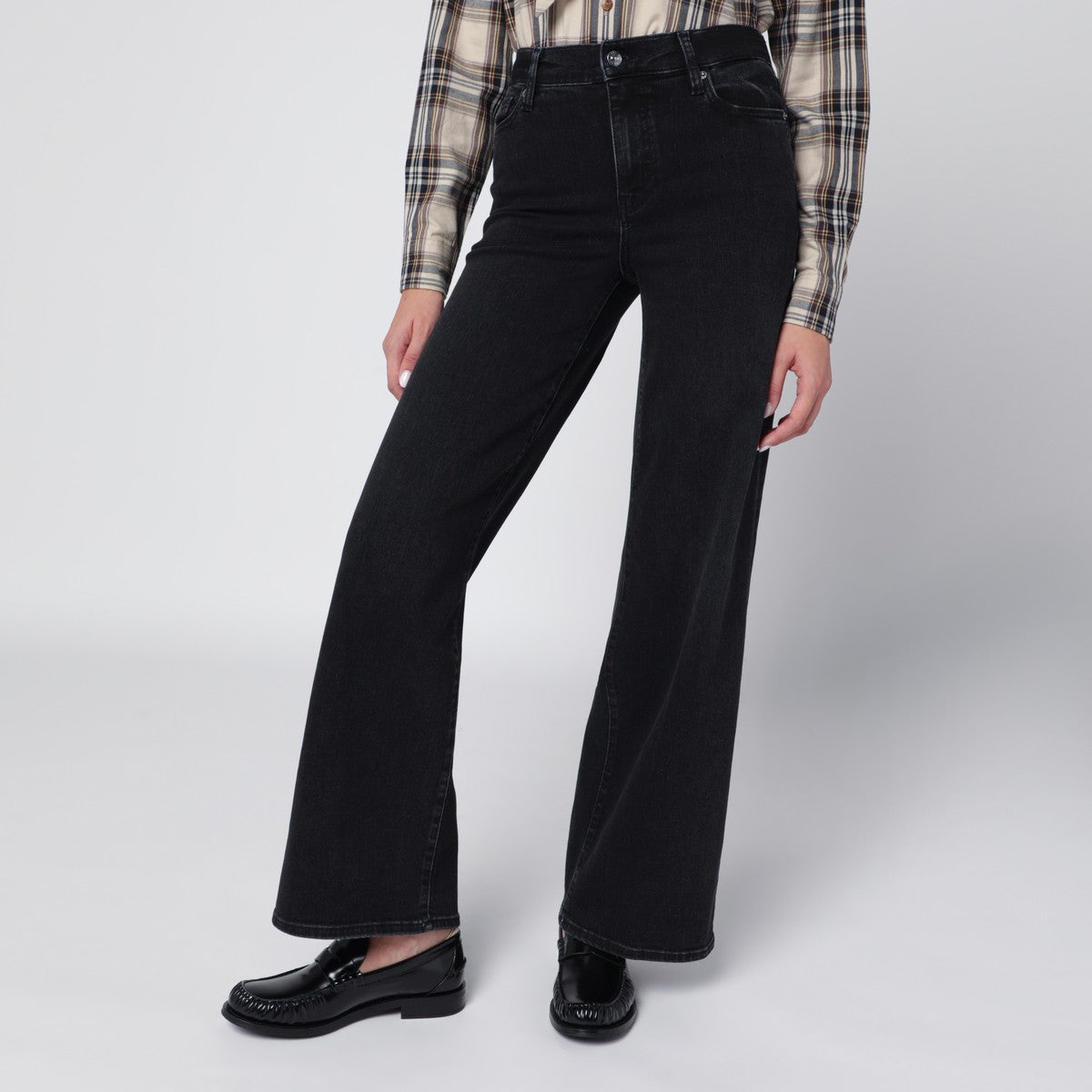 Frame Frame Black Le Slim Palazzo trousers