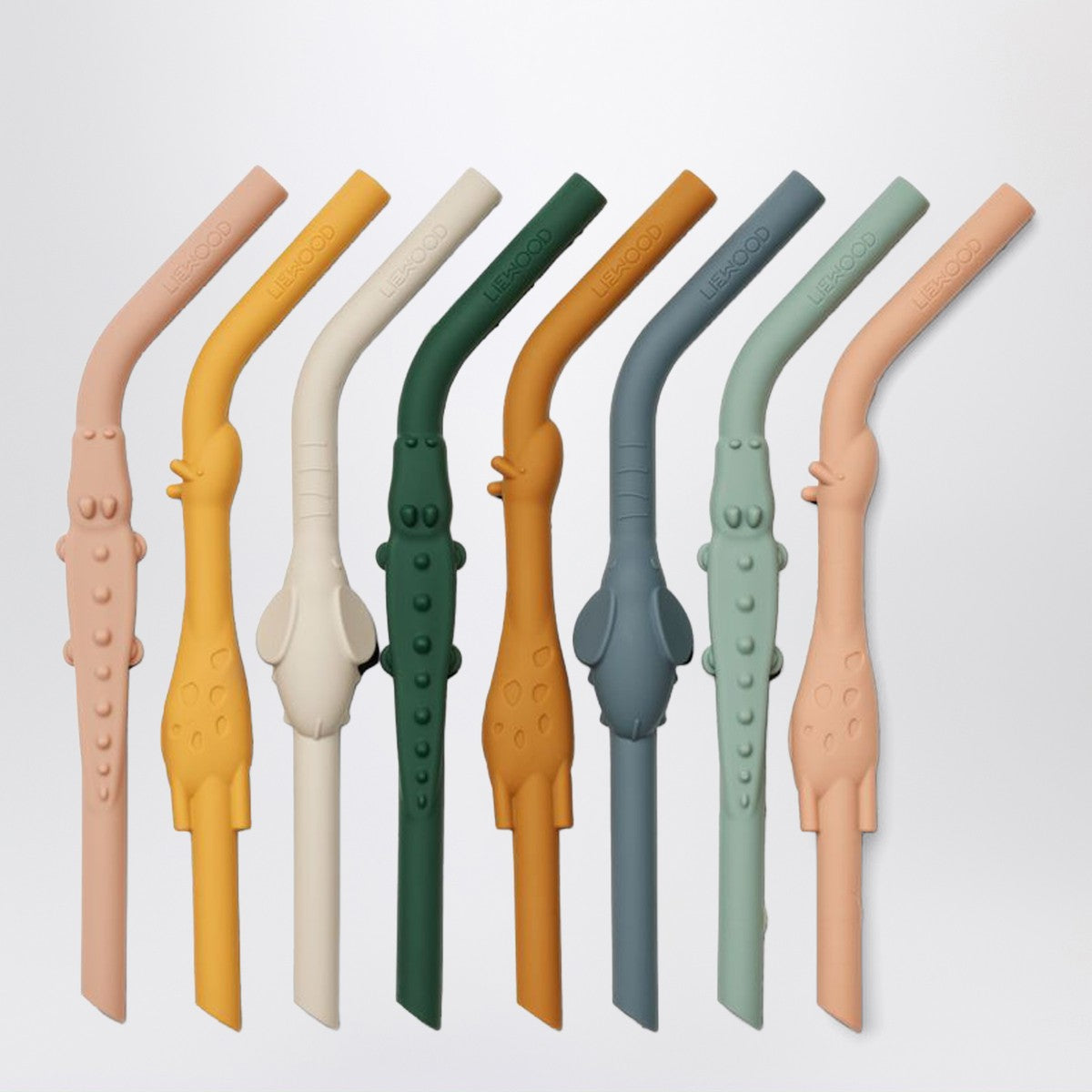 Liewood Liewood Pack of eight colorful silicone straws