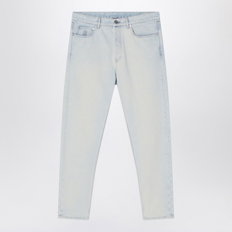 Brunello Cucinelli Regular light blue jeans