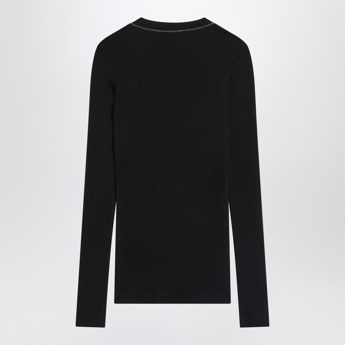 Brunello Cucinelli Brunello Cucinelli Blue ribbed wool sweater