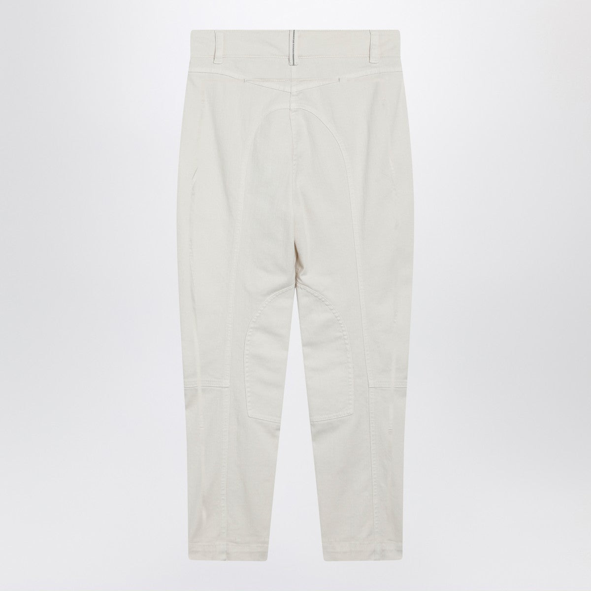 Brunello Cucinelli Brunello Cucinelli Chalk white Equestrian trousers