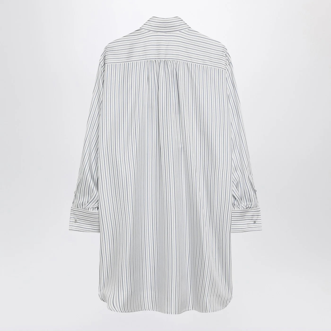 Max Mara Oversized striped silk shirt