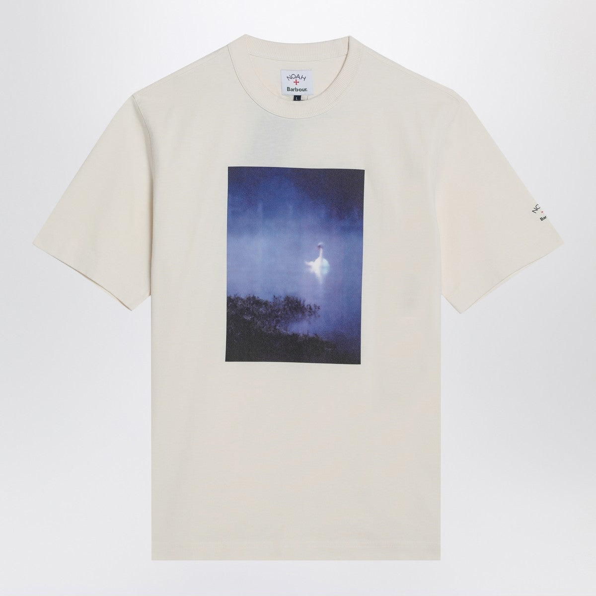 Barbour Archive T-shirt white Barbour x NOAH