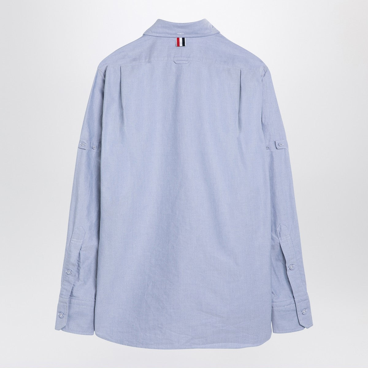 Thom Browne Thom Browne Light blue cotton button-down shirt