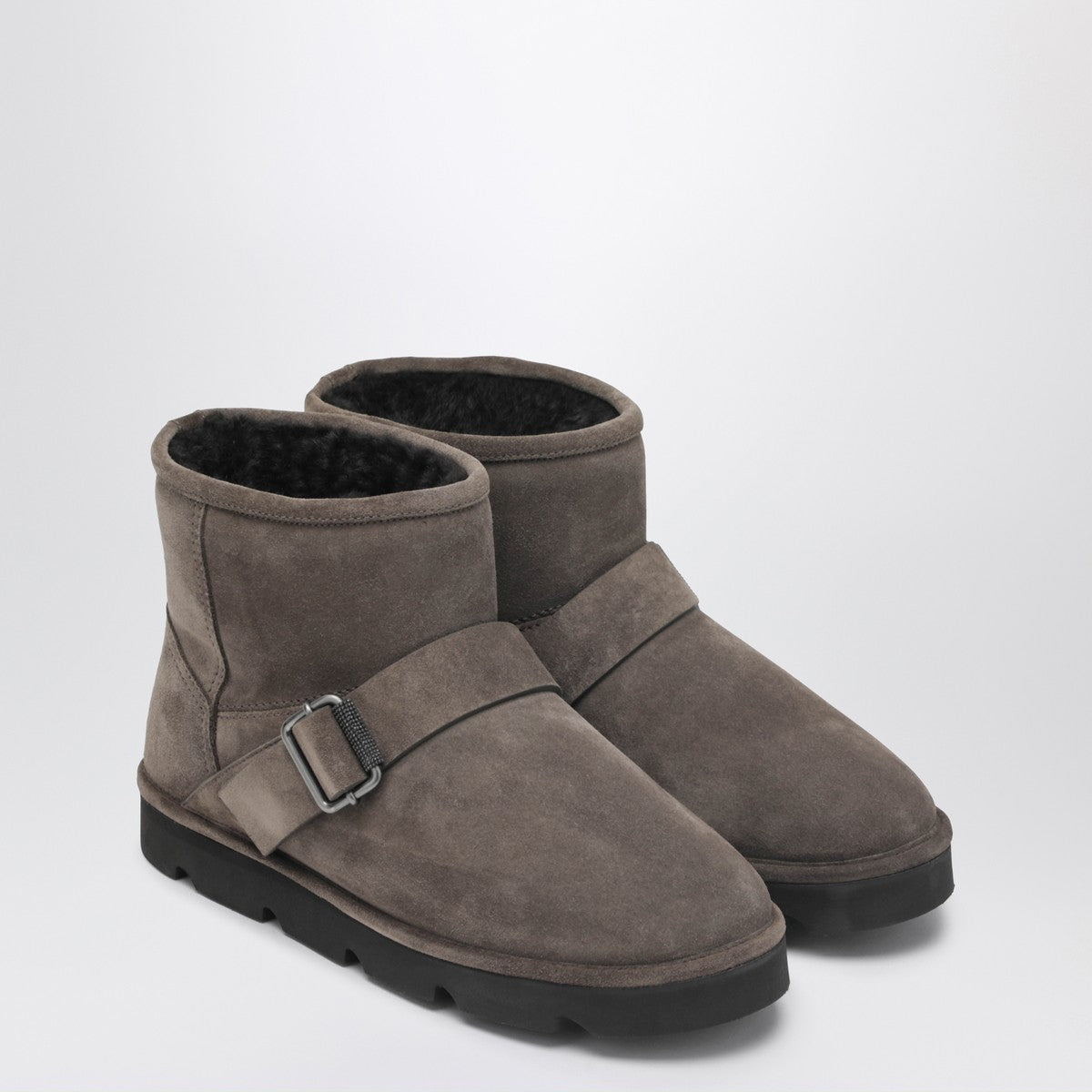 Brunello Cucinelli Brunello Cucinelli Boot in dove-colored suede