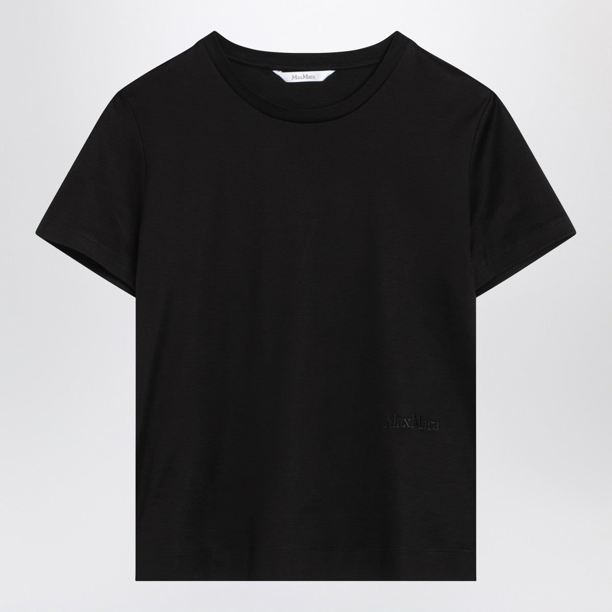 Max Mara Max Mara Black cotton T-shirt