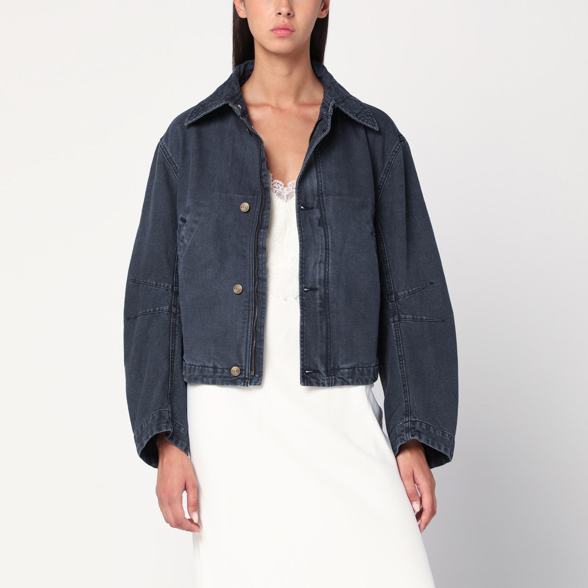 6397 6397 Ink blue denim jacket
