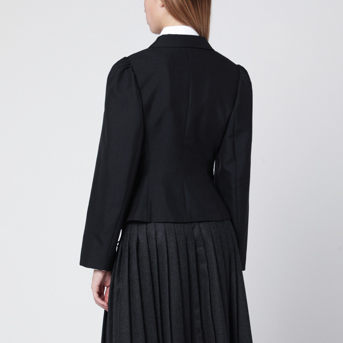 NAMACHEKO NAMACHEKO Black wool-blend jacket