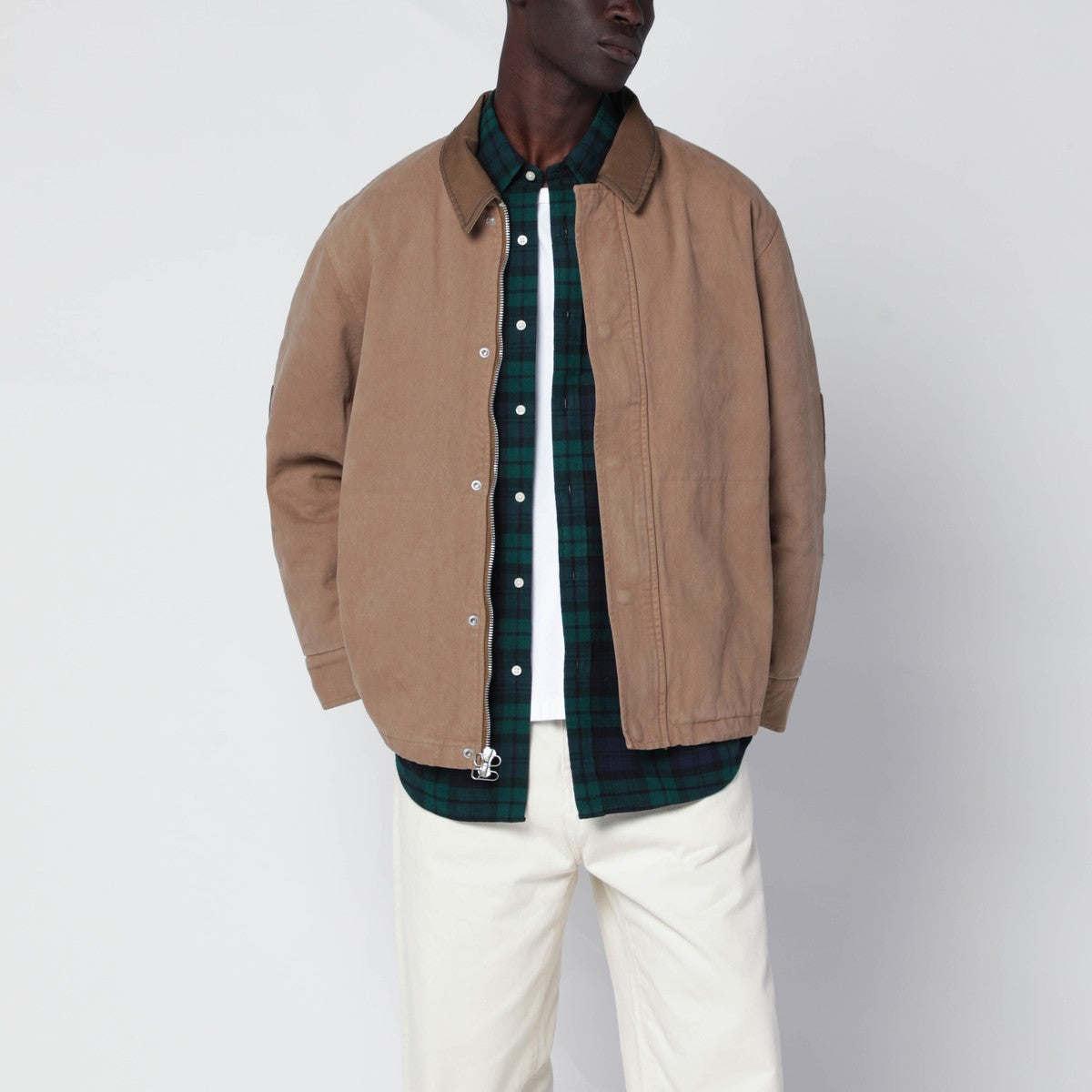 Oamc OAMC Beige cotton zip jacket