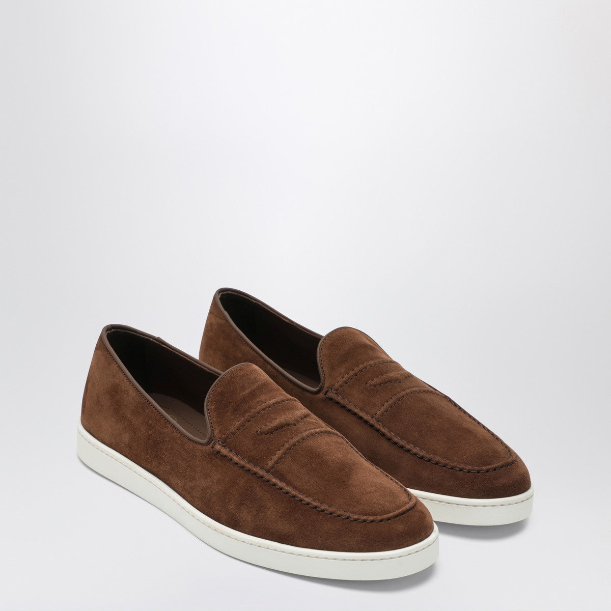 Church''s Church''s Brown suede Peebles loafers