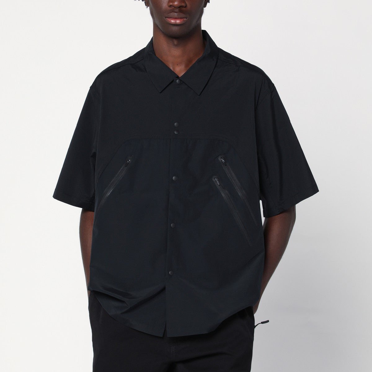 Purple Mountain Observatory Purple Mountain Observatory Black nylon shirt