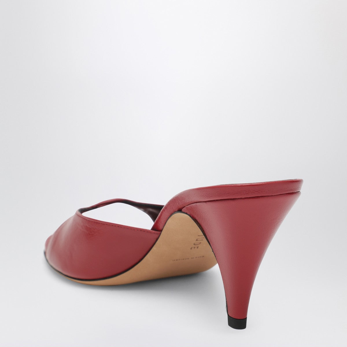 Jude Jude Haze sandal in red leather