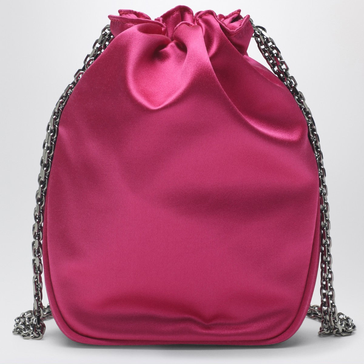 Roger Vivier ROGER VIVIER Nano Pilgrim bag in fuchsia satin