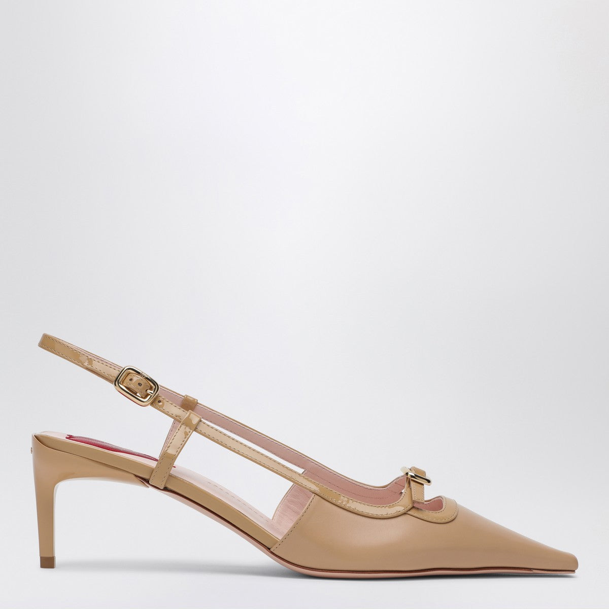 Roger Vivier ROGER VIVIER Desert leather décolletés Slingback Viv'' Canard