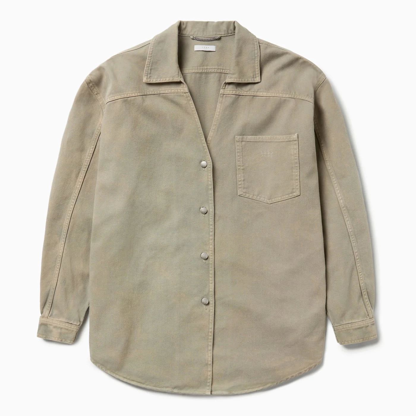 1989 STUDIO Light brown denim overshirt