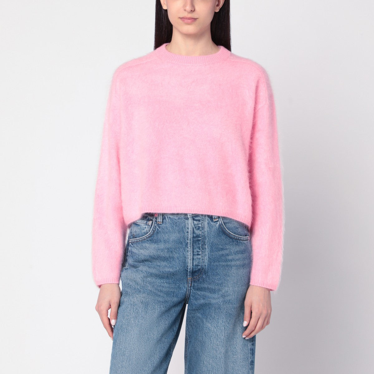 Soft Goat Soft Goat Pink brushed cashmere pullover