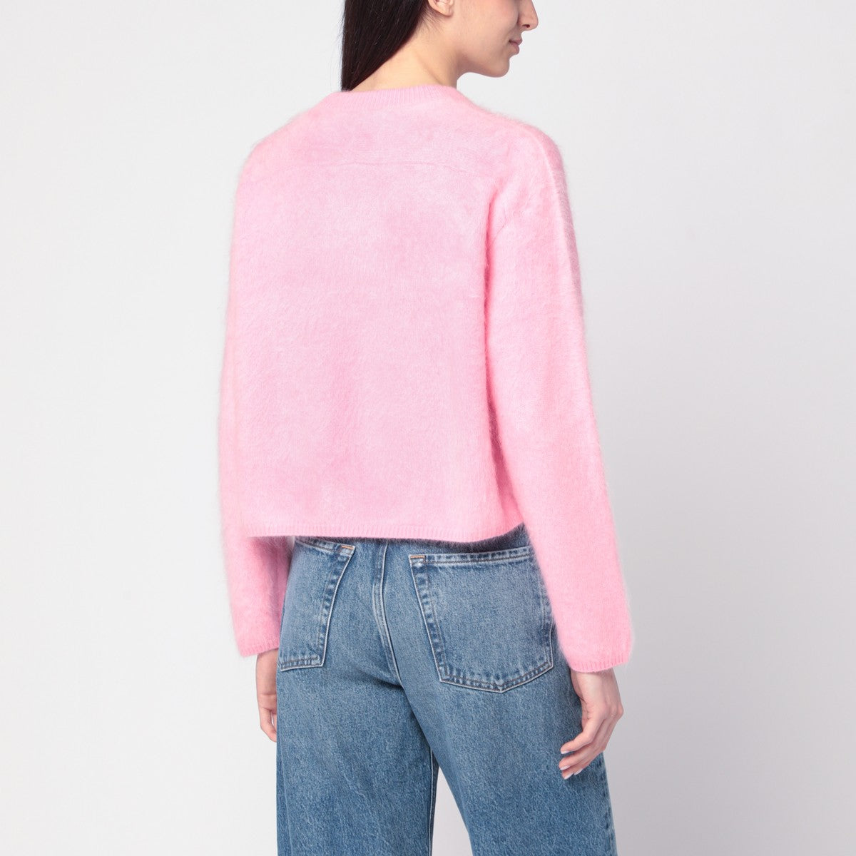 Soft Goat Soft Goat Pink brushed cashmere pullover