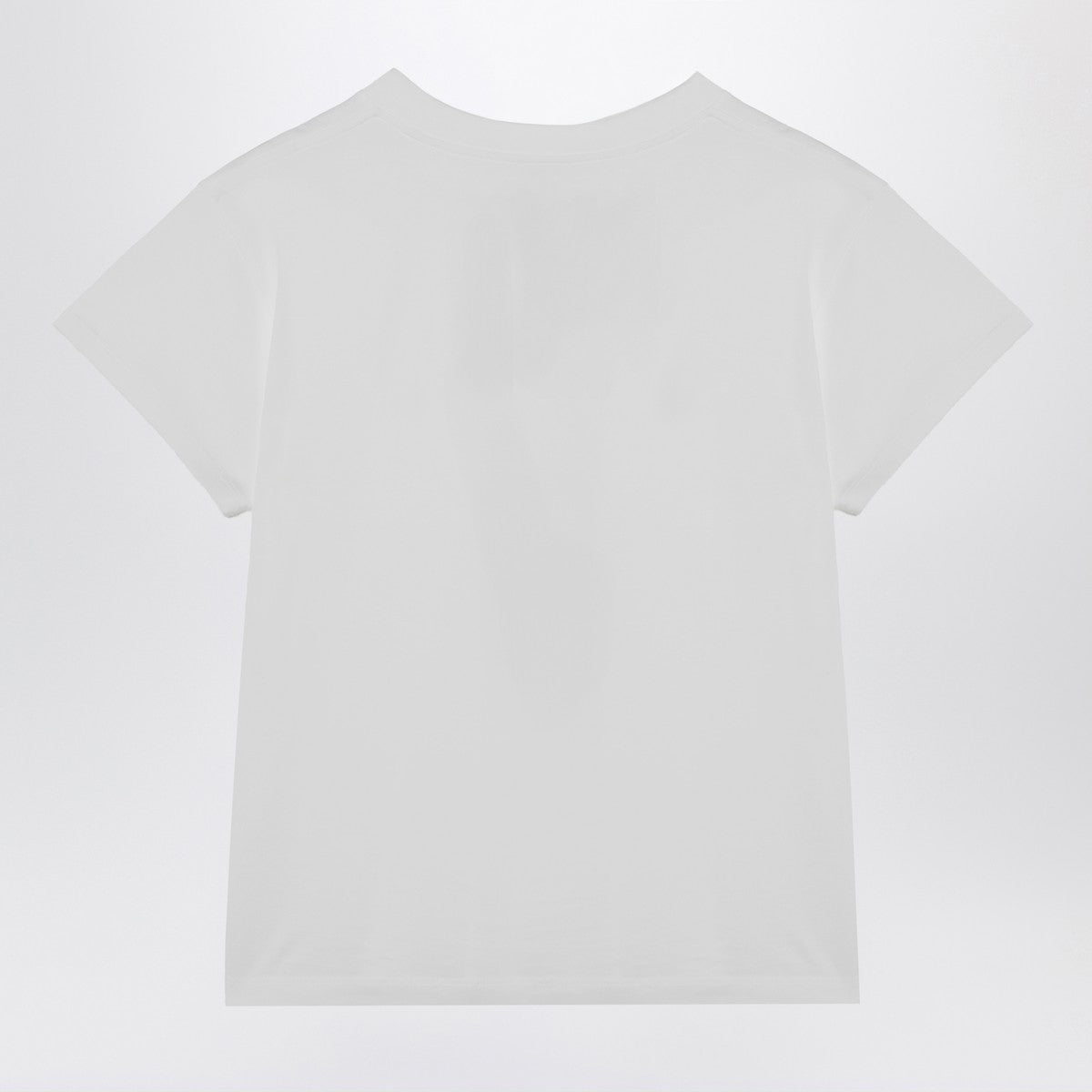 MM6 Maison Margiela MM6 Maison Margiela White T-shirt with Numeric Signature patch