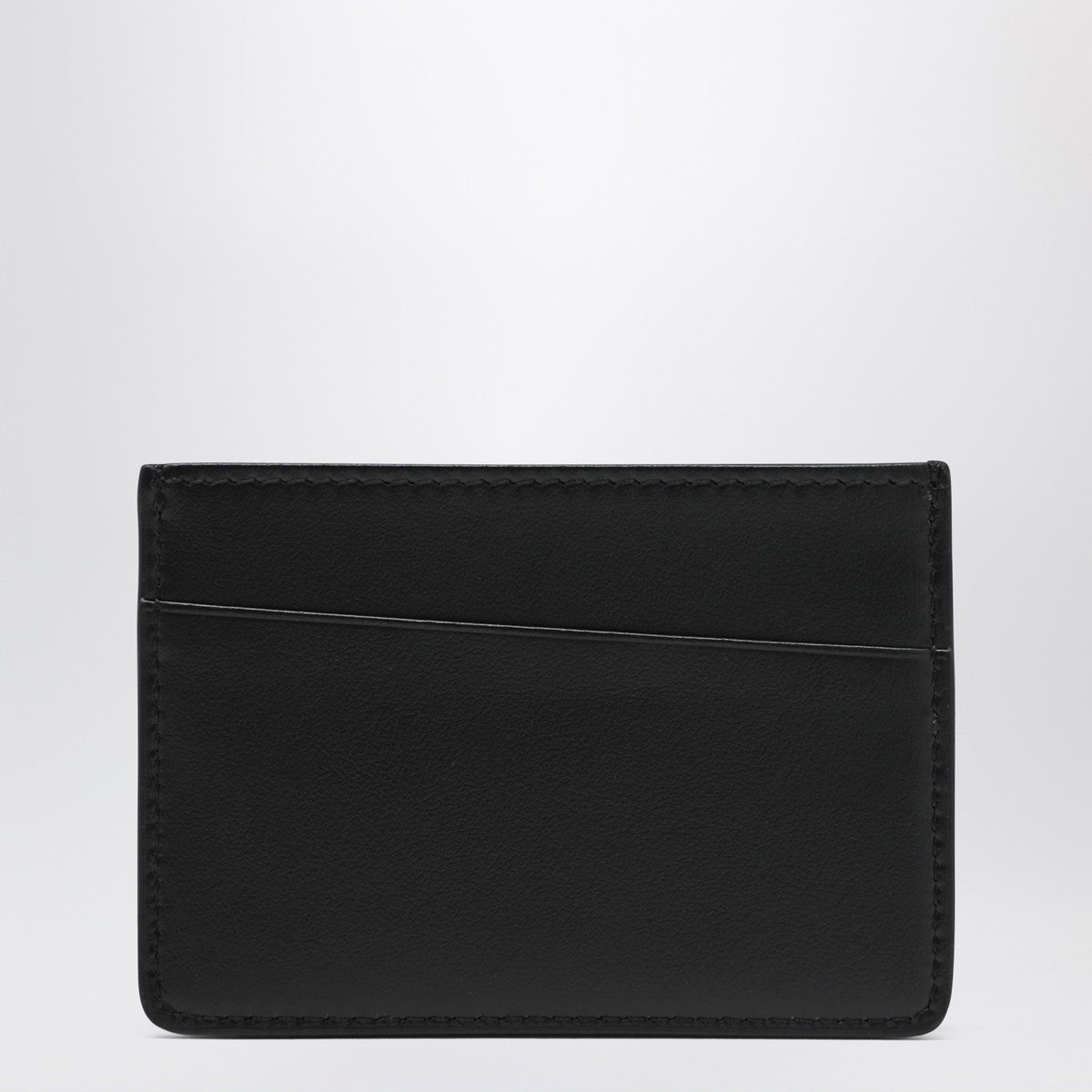 Maison Margiela Maison Margiela Black leather cardholder with logo
