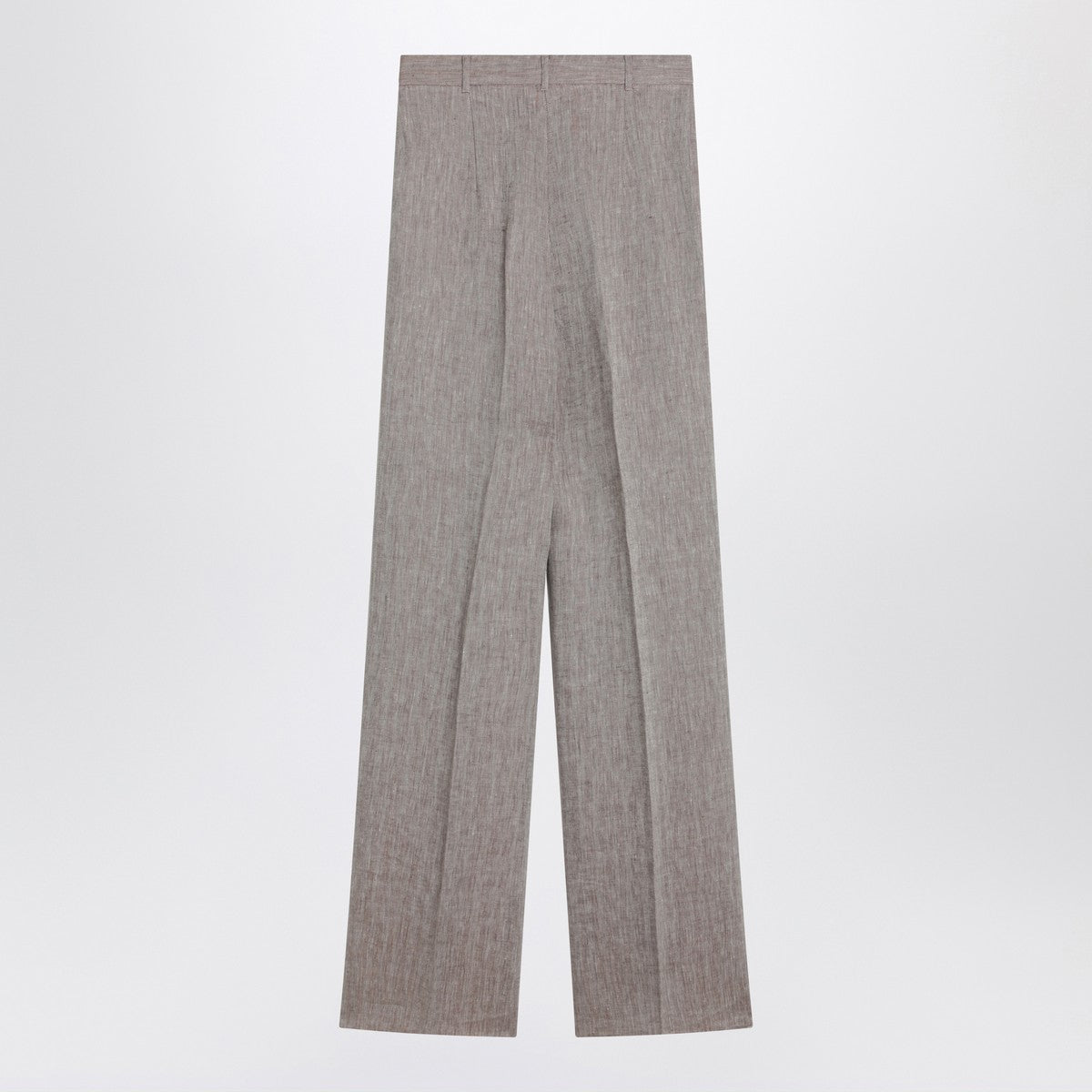 Max Mara Studio Max Mara Studio Beige straight linen pants