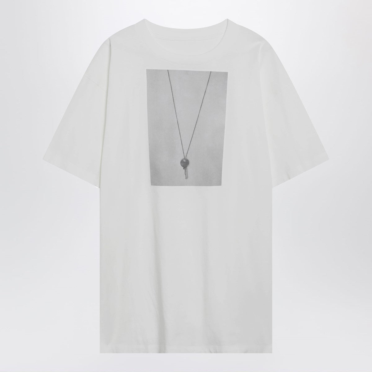 MM6 Maison Margiela MM6 Maison Margiela White T-shirt with key print