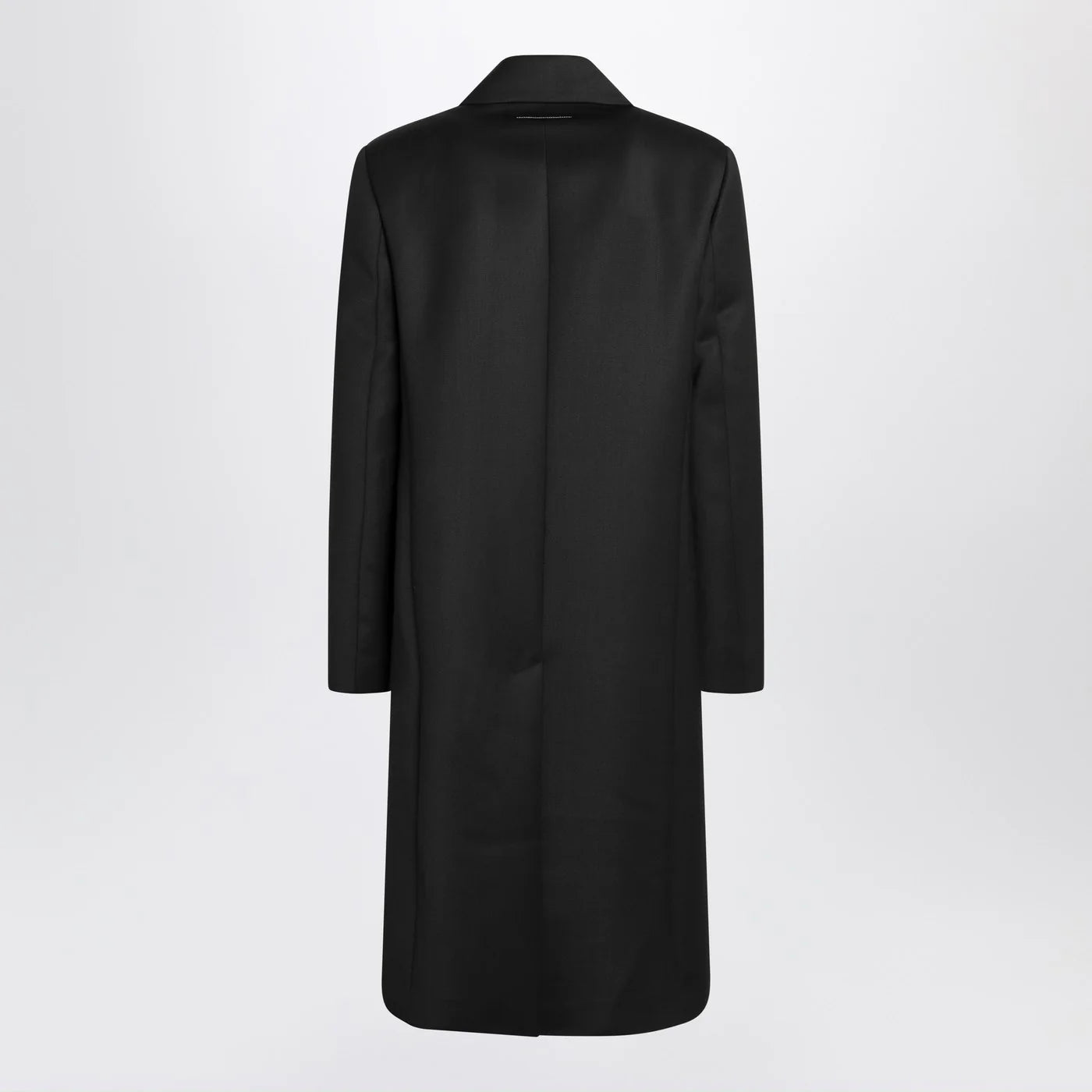 MM6 Maison Margiela Black wool-blend coat