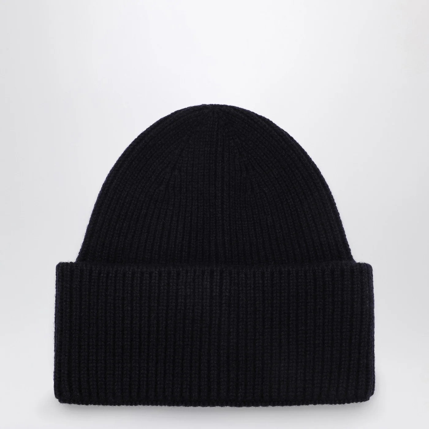 Destin Navy blue wool and cashmere beanie