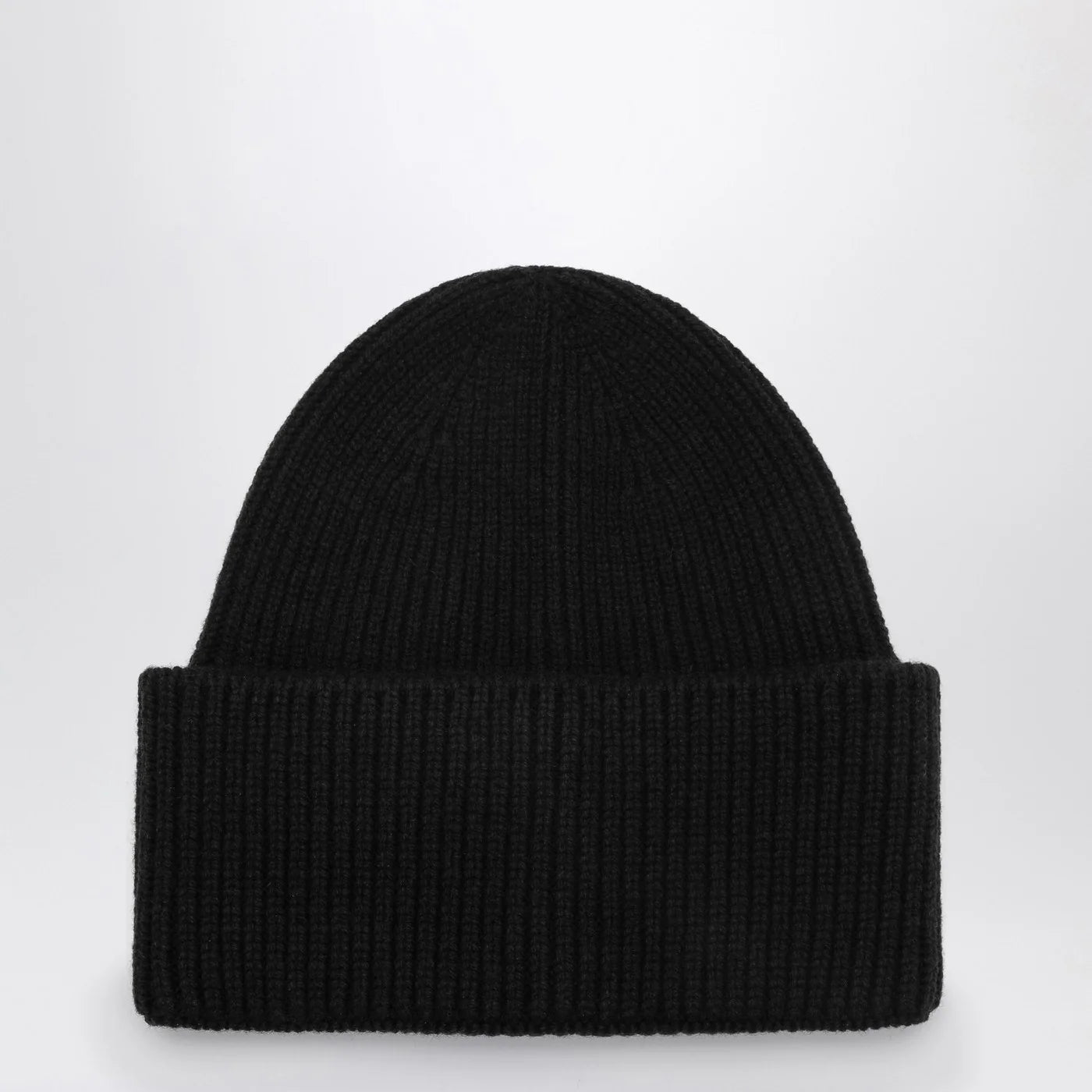 Destin Black wool and cashmere beanie