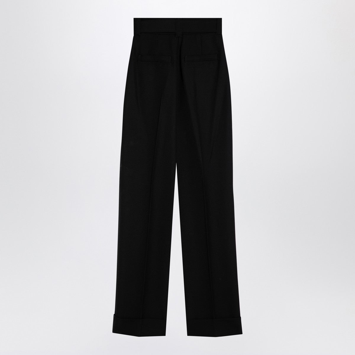 Max Mara Pianoforte Max Mara Pianoforte Black Grain de Poudre wool trousers