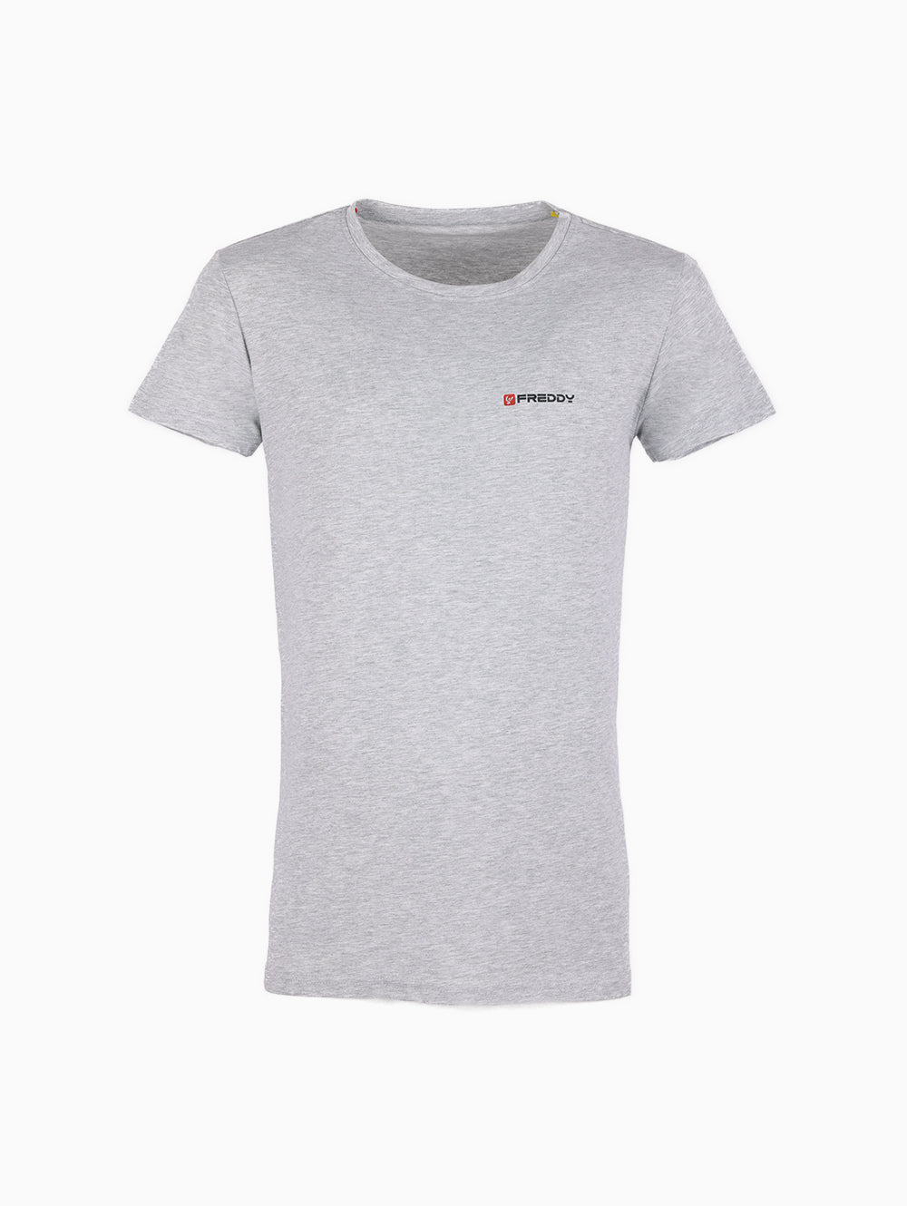 Freddy Men’s Grey Cotton T‑Shirt – Front View