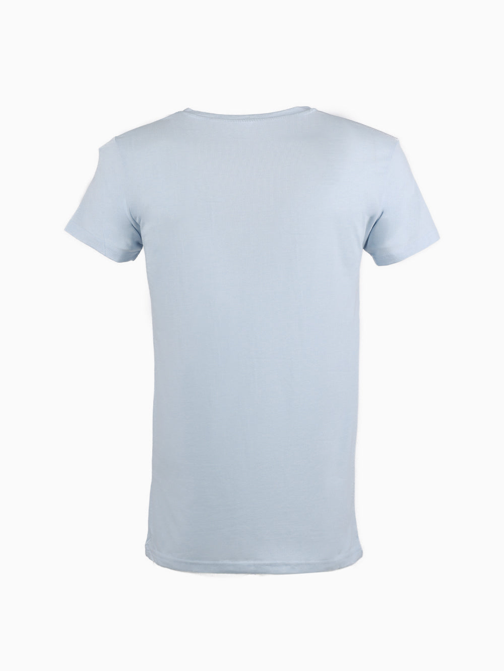 Freddy Ballad Blue T-shirt with yellow stripe – back view