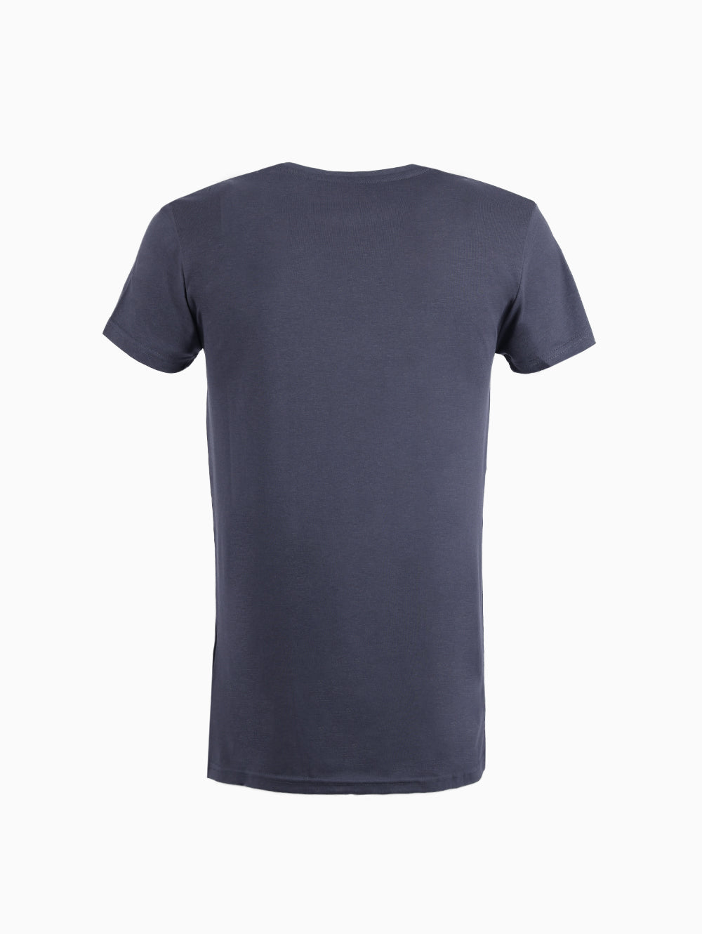 Freddy Men’s Navy Cotton Slim Fit Crew Neck T-Shirt – Back View