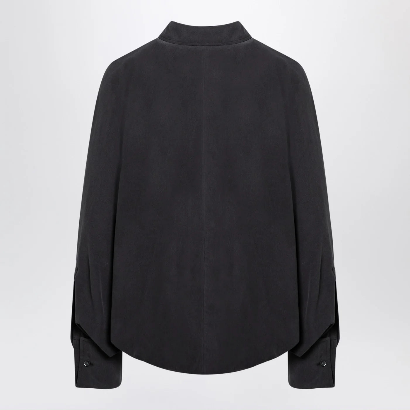 Max Mara Max Mara Anthracite grey silk body shirt