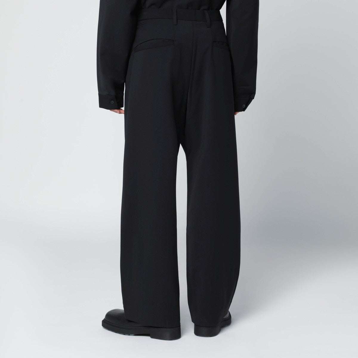 Entire Studios Entire Studios Black wool-blend trousers