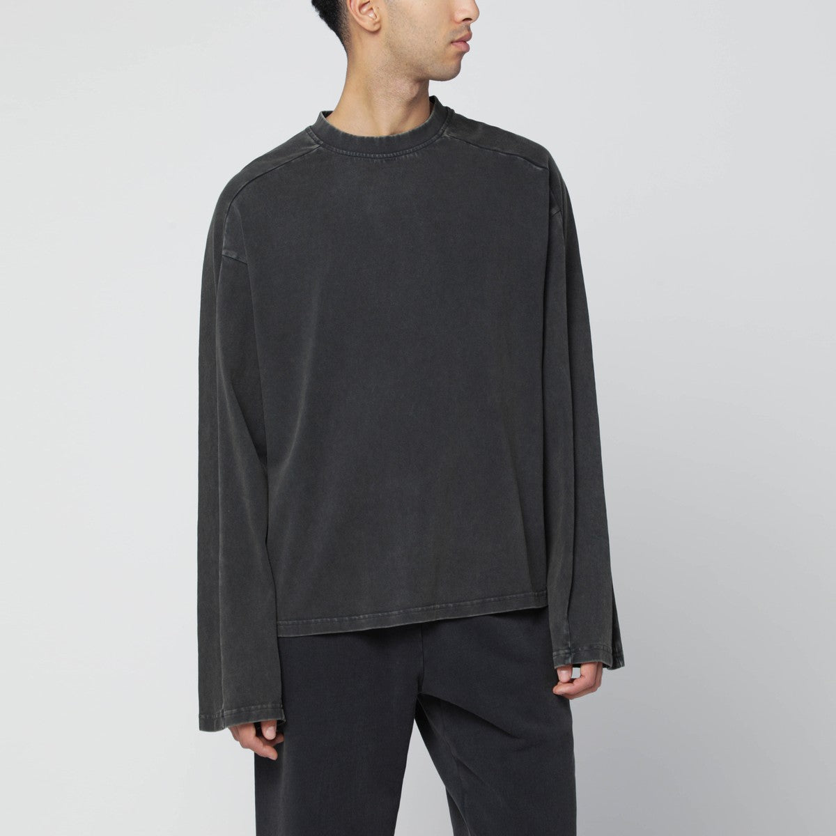 Entire Studios Entire Studios Black washed long-sleeve top