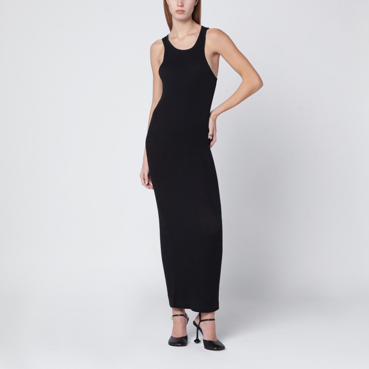 Entire Studios Entire Studios Black sleeveless cotton-blend dress