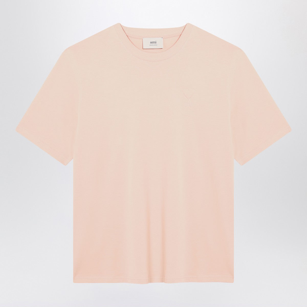 Ami Paris Ami Paris Blush pink Ami De Coeur t-shirt