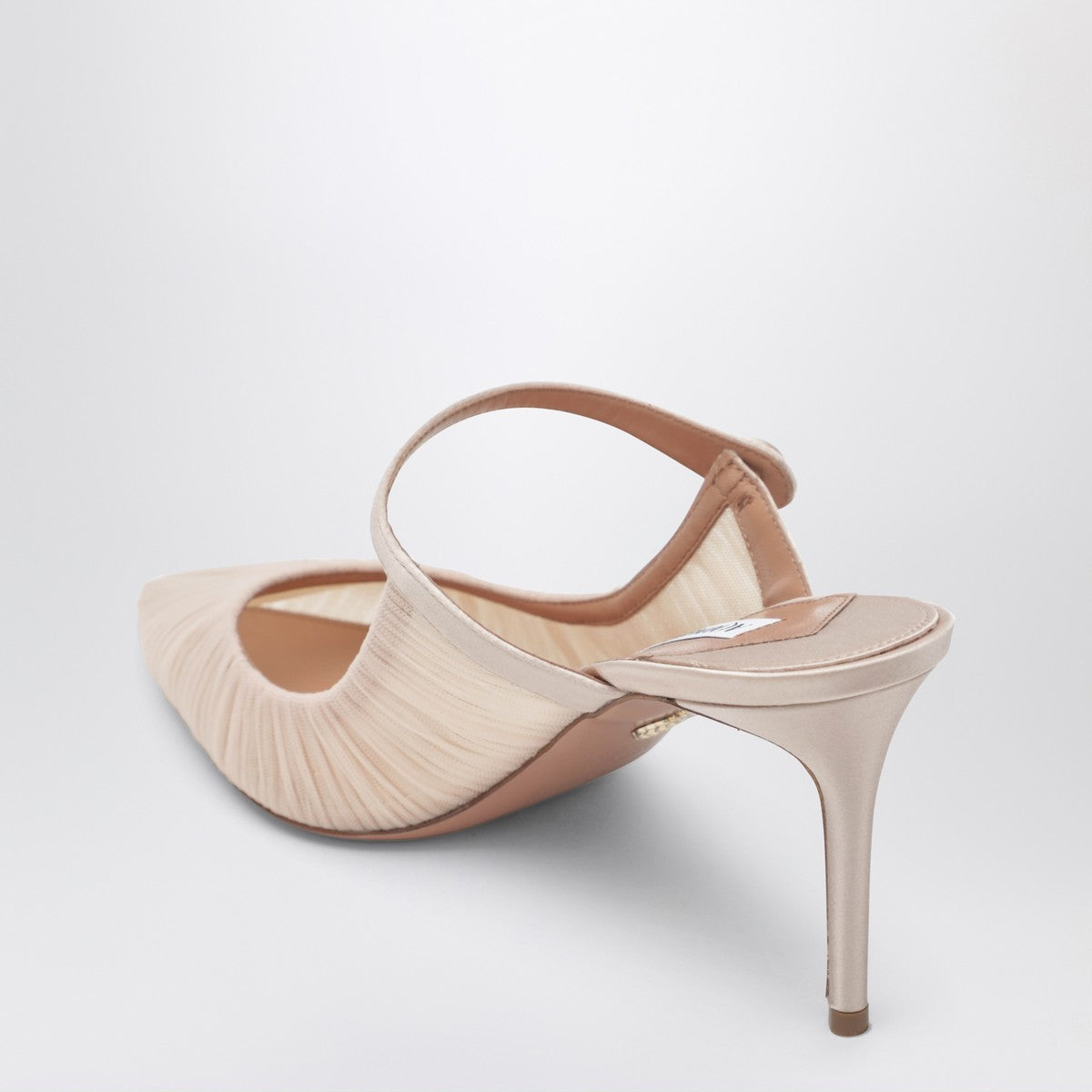 Aquazzura Aquazzura Voile Mule 75 powder pink