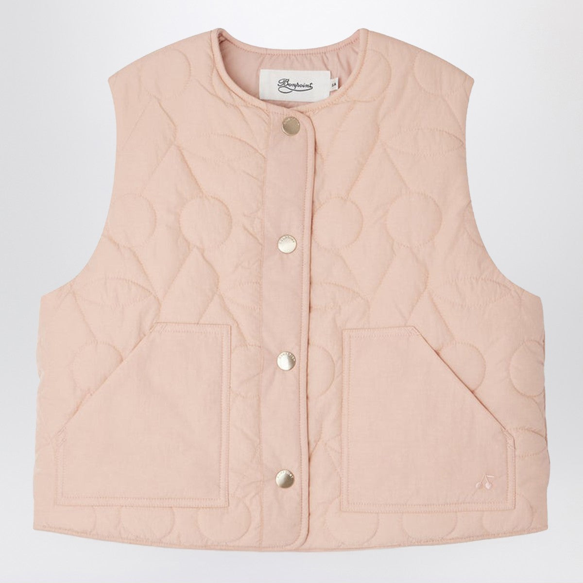 Bonpoint Bonpoint Jilian quilted vest in pink