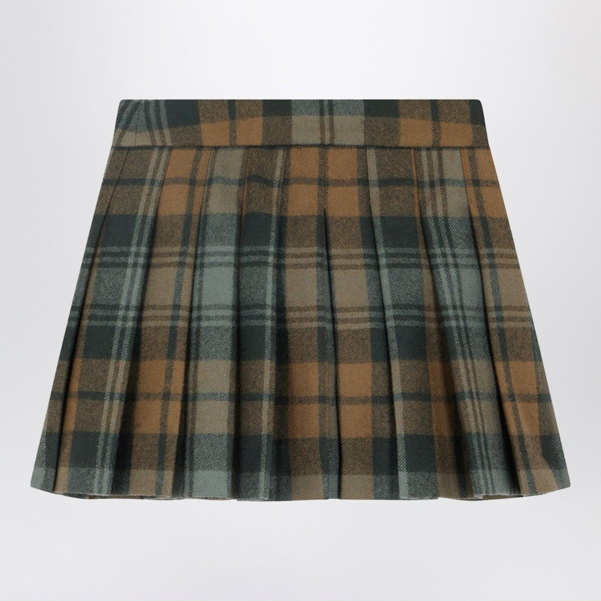 Bonpoint Bonpoint Talissa kilt skirt in wool with check pattern