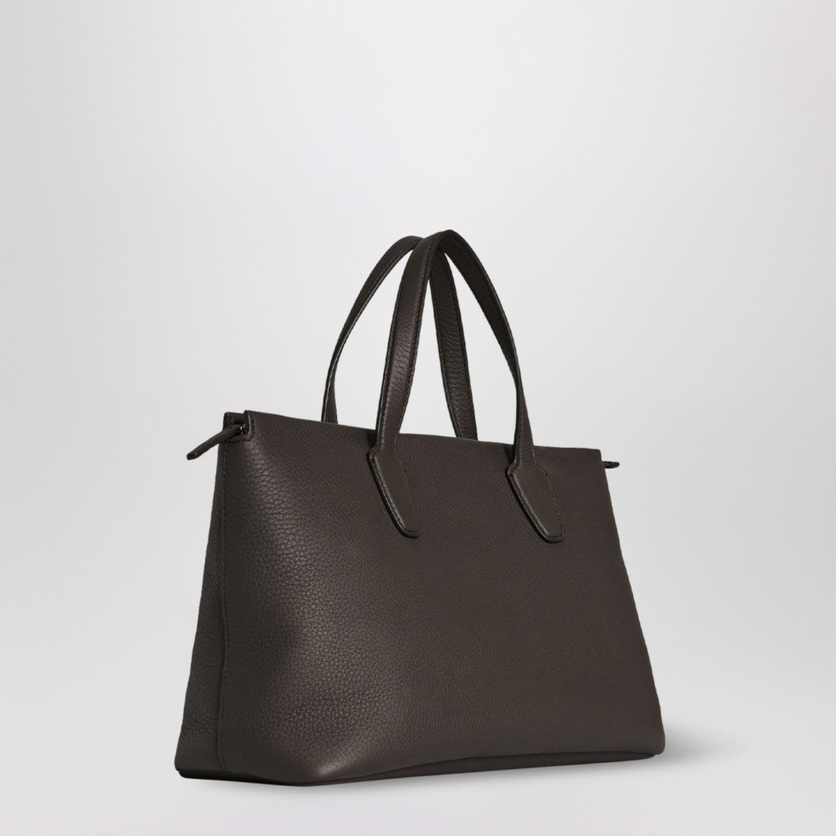 The Row The Row Marcel dark brown leather bag