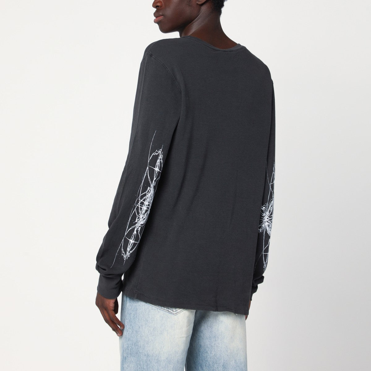 Basketcase Gallery Basketcase Gallery Vintage Black cotton crewneck sweater