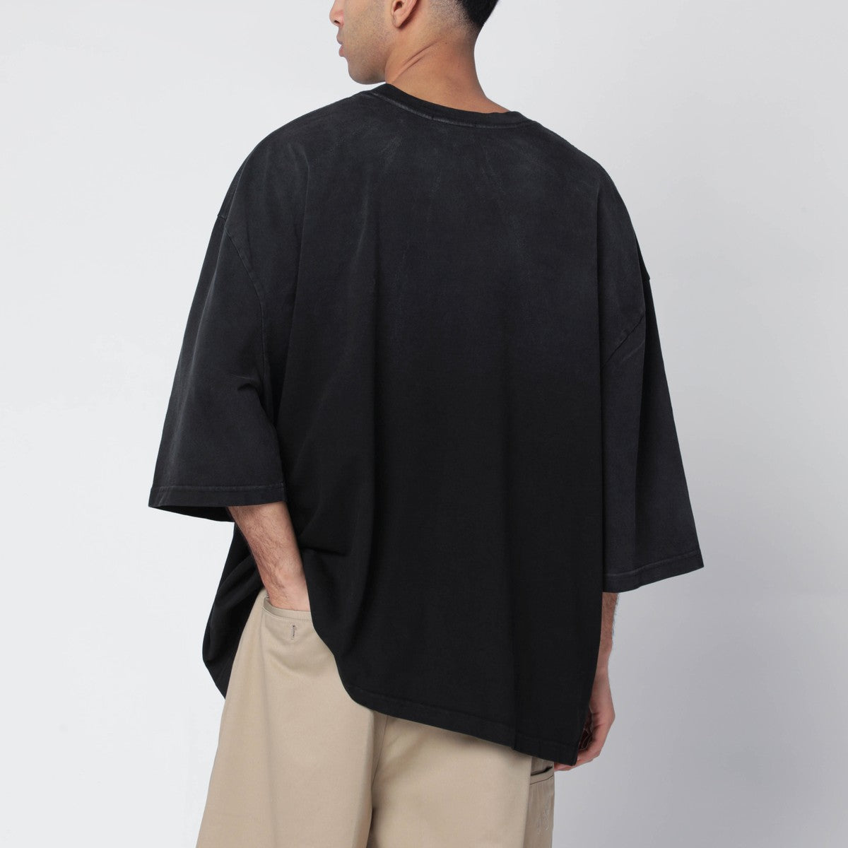 Willy Chavarria Willy Chavarria Washed black Welcome to New York T-shirt