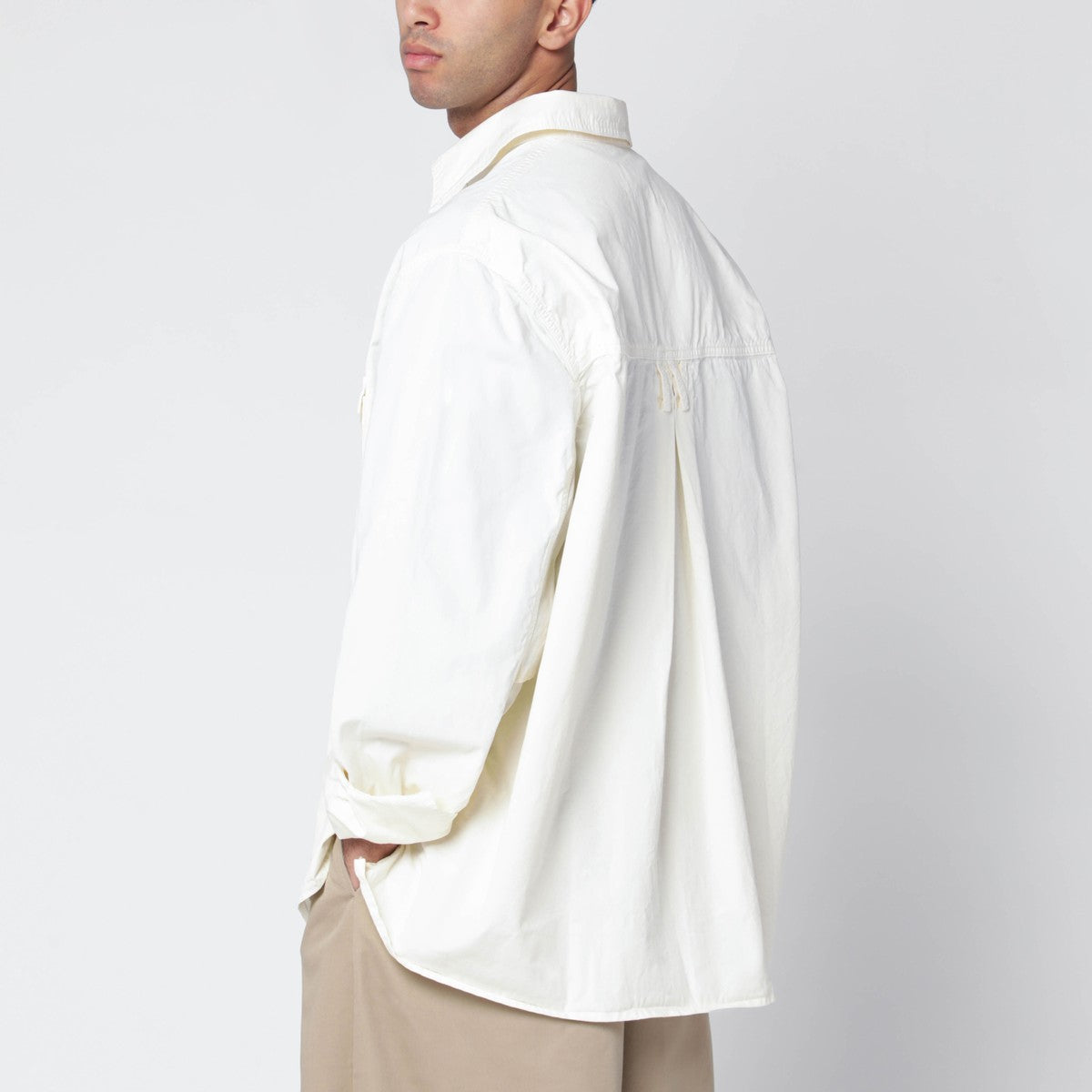 Willy Chavarria Willy Chavarria Corcoran white cotton shirt
