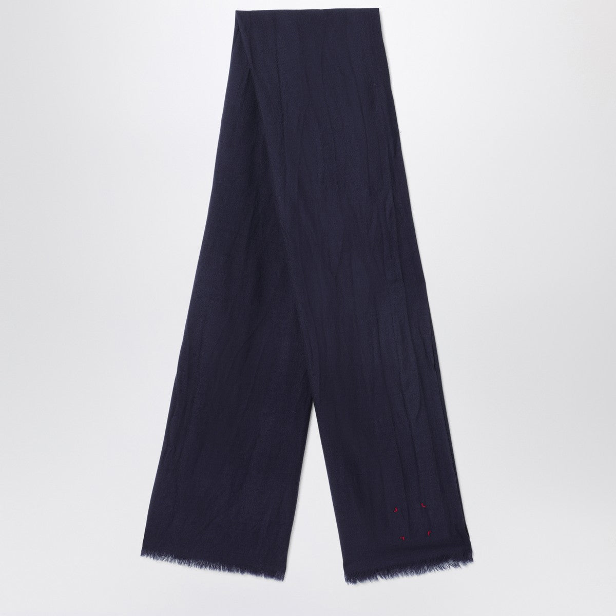 Destin Destin Navy blue wool scarf